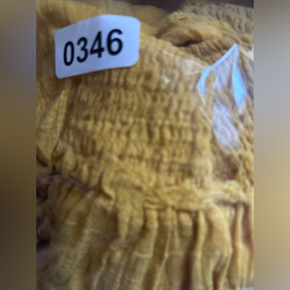 Free People Endless Summer Yellow Tassle Sun Drenched Dress Size S - Picture 12 of 12